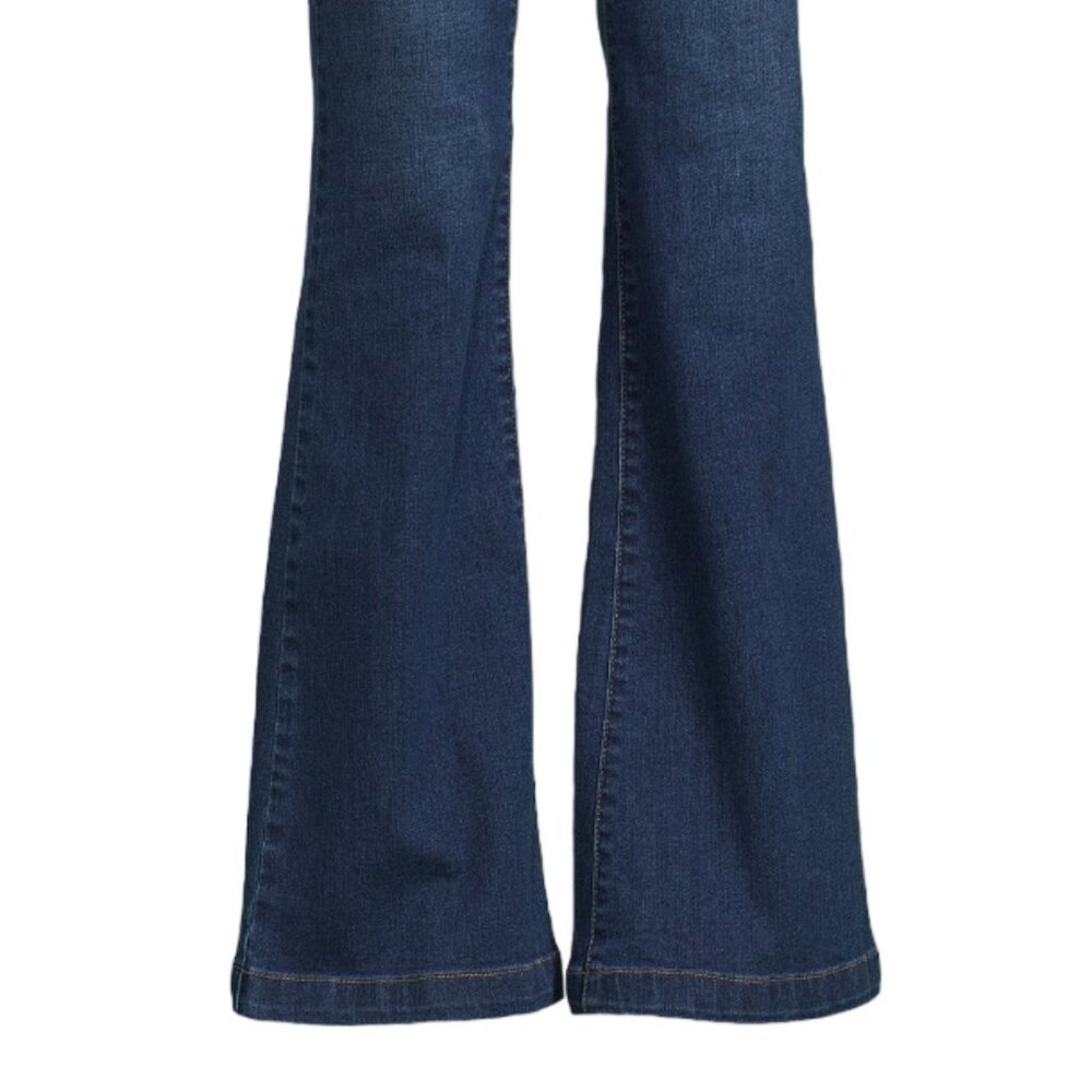 Sofia Vergara Melisa Womens Sz 4 Jeans Flare Leg Stretch Pull On Super High Rise - Picture 6 of 8